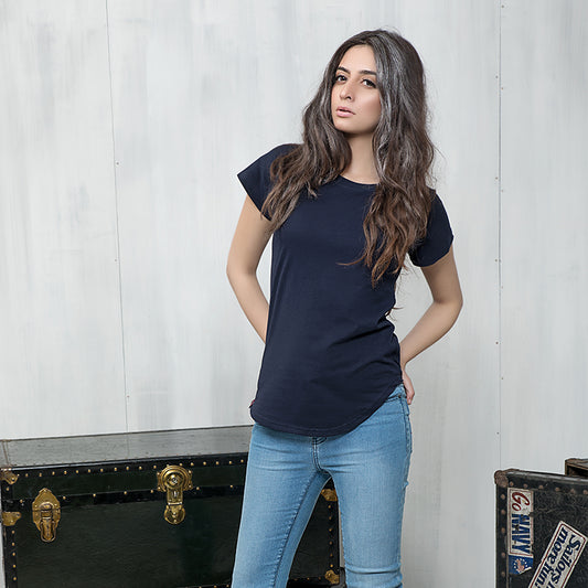 Short-Sleeve Tee (Navy Blue)