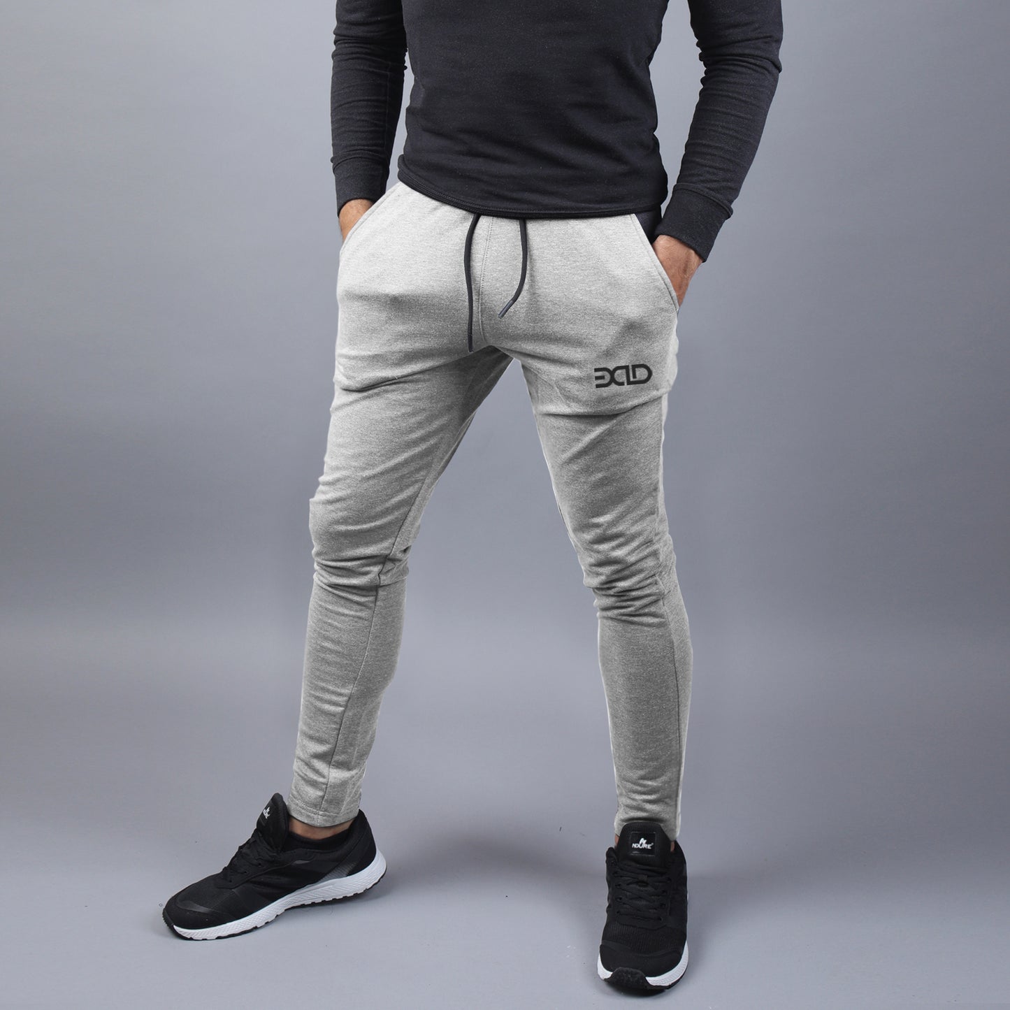 Straight Fit Bottoms (Light Grey)